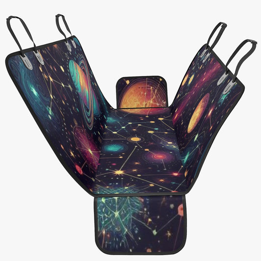 Pet Seat Cover with a Galaxy Design